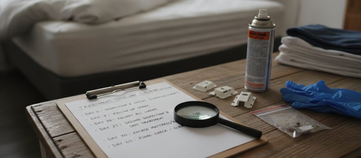 Bed Bug Treatment Timeline for Total Eradication