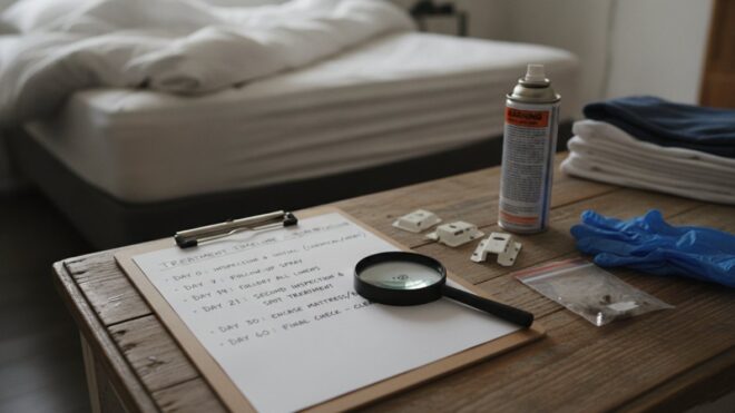 Bed Bug Treatment Timeline for Total Eradication