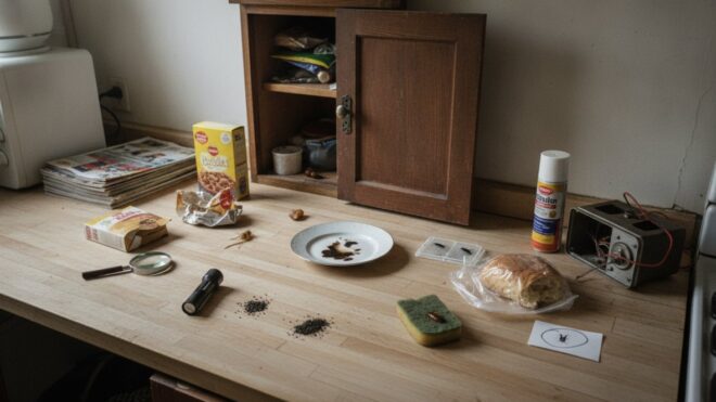 10 Signs of Roach Infestation in Cabinets