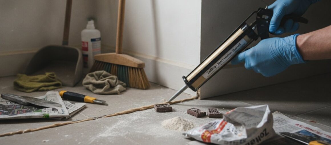 How to Seal Cracks to Prevent Roaches: Step-by-Step