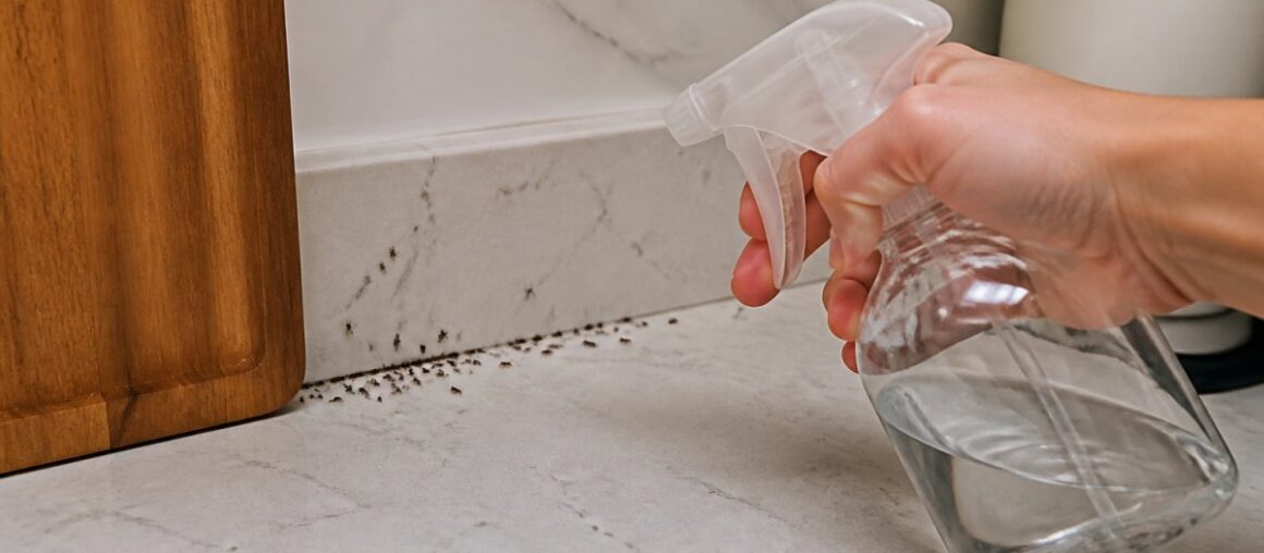 DIY Vinegar Spray for Kitchen Ants: Does It Work?