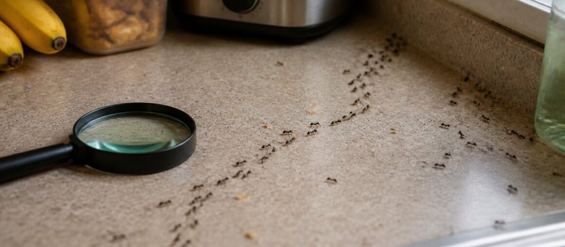 How to Identify Ant Trails in Kitchen: Step-by-Step