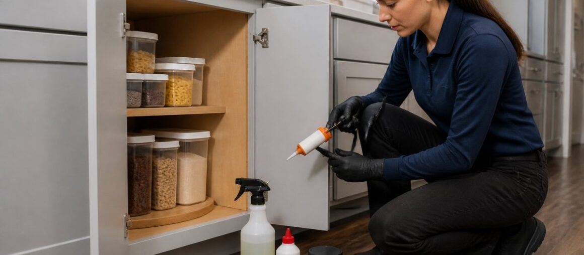 Keep Roaches Out of Apartment Cabinets: 7 Steps